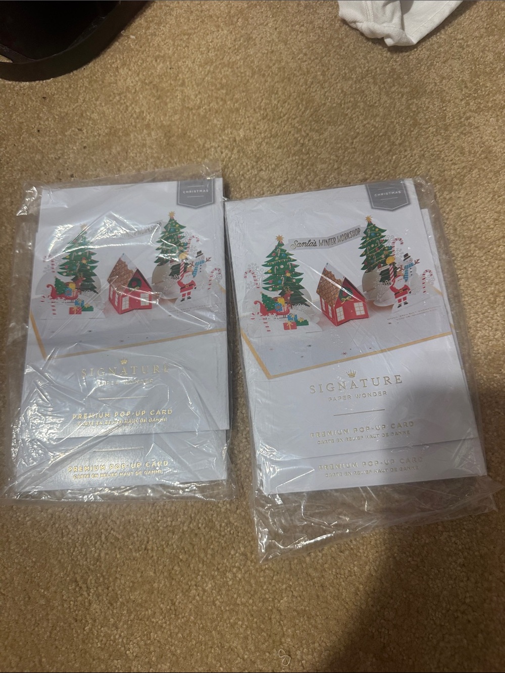 Hallmark pop-up Christmas cards